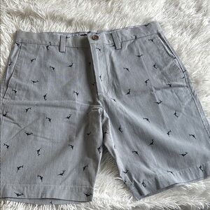 Banana Republic lightweight chino shorts with marlin fish pattern 100% cotton